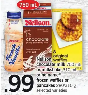 Fortinos Neilson chocoltae milk offer