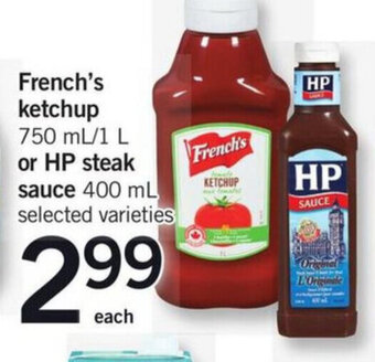 Fortinos French's ketchup offer