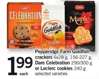 Fortinos Pepperidge farm goldfish offer