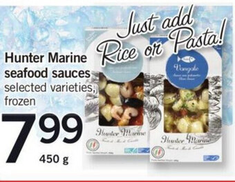 Fortinos Hunter marine seafood sauces offer