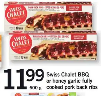 Fortinos Swiss chalet BBQ offer