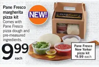 Fortinos Pane fresco margherita pizza kit offer