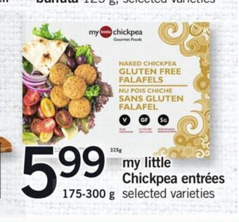Fortinos My little chickpea entrées offer