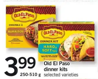 Fortinos Old el paso dinner kits offer