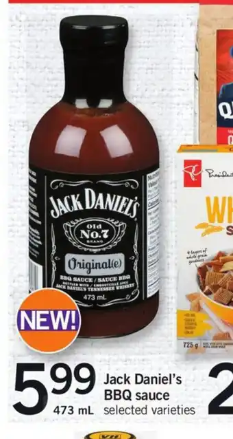 Fortinos Jack daniel's BBQ sauce offer