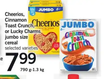 Fortinos Cheerios cinnamoin toast crunch offer