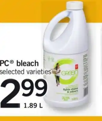 Fortinos Bleach offer