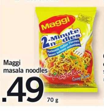 Fortinos Maggi masala noodles offer