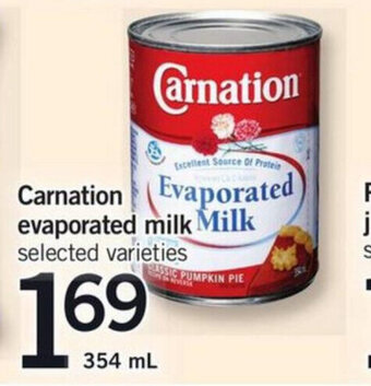 Fortinos Carnation evaporated milk offer