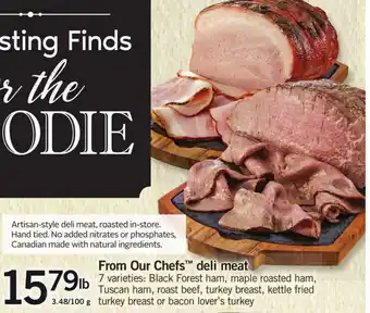 Fortinos Deli Meat offer