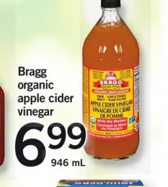 Fortinos Bragg organic apple cider vinegar offer