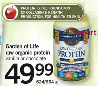 Fortinos Garden of Life raw organic protein offer