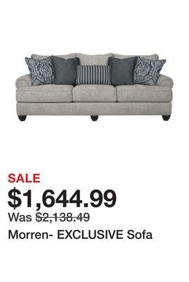 Ashley Furniture Morren- exclusive sofa offer