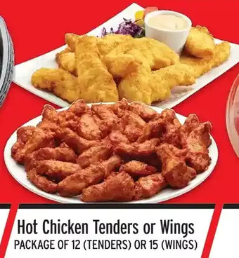Metro Hot chicken tenders or wings offer