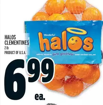 Metro Halos clementines offer