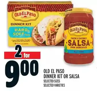 Metro Old el paso dinner kit or salsa offer