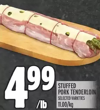 Metro Stuffed pork tenderloin offer