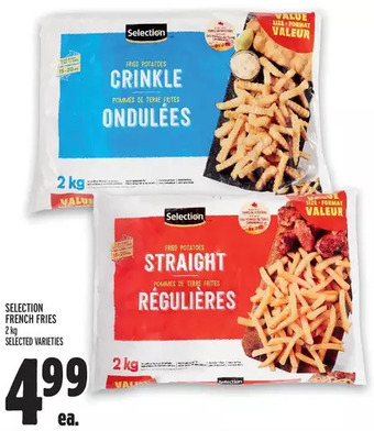 Metro Selection french fries offer