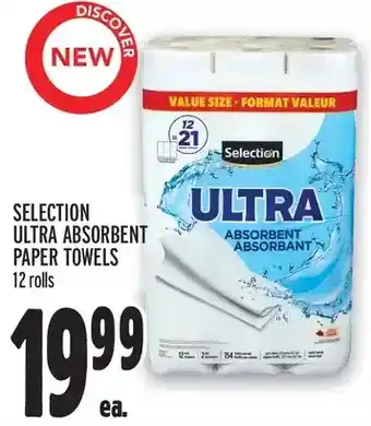 Metro Selection ultra absorbent paper towels offer