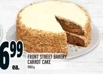 Metro Front street bakery carrot cake offer