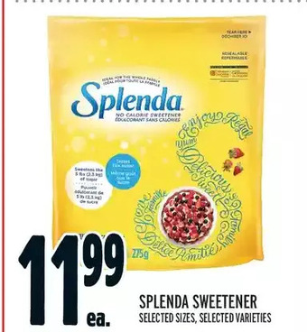 Metro Splenda sweetener offer