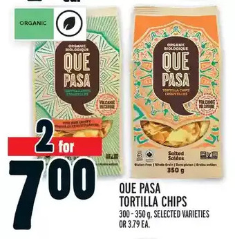 Metro Que pasa tortilla chips offer
