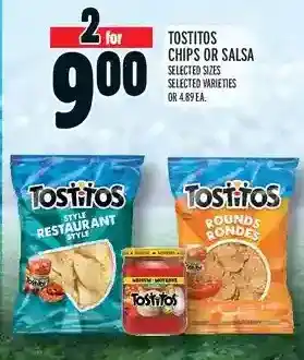 Metro Tostitos chips or salsa offer