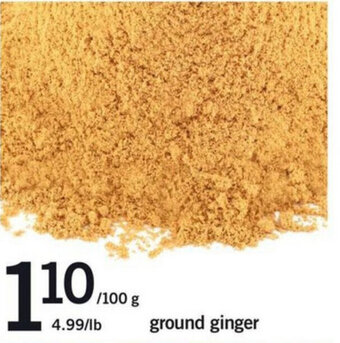 Fortinos Ground ginger offer