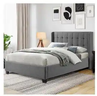 Costco Atlanta Modern King Upholstered Bed, Grey offer