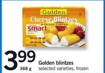 Fortinos Golden blintzes offer