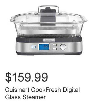 Costco Cuisinart CookFresh Digital Glass Steamer offer