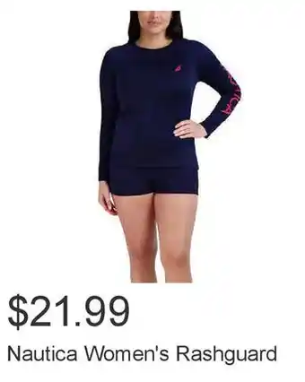 Costco Nautica Women's Rashguard offer
