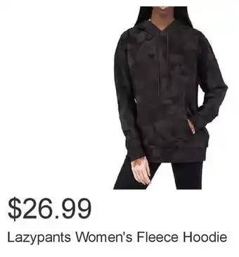 Costco Lazypants Women's Fleece Hoodie offer