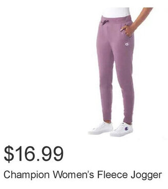 Costco Champion Women's Fleece Jogger offer