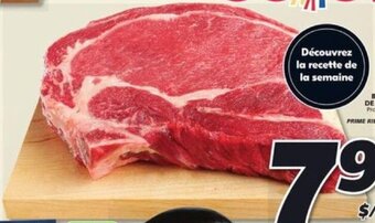 IGA Prime Rib Steak Or Roast offer
