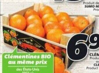 IGA Clementines offer
