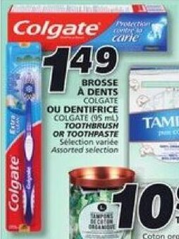 IGA Colgate Toothbrush Or Toothpaste offer