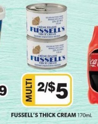 Fussell's Thick Cream 170mL