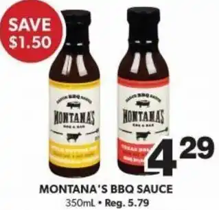 Colemans Montana's BBQ Sauce 350mL offer