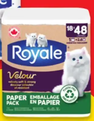 Royale velour bathroom tissue 24-pack