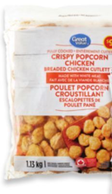 Walmart Great value popcorn chicken offer