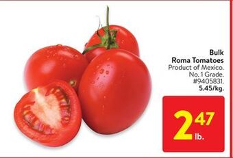 Walmart Bulk roma tomatoes offer