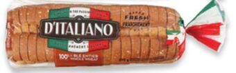 Walmart D'italiano whole wheat bread offer