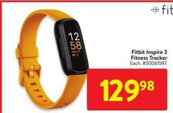 Walmart Fitbit inspire 3 fitness tracker offer