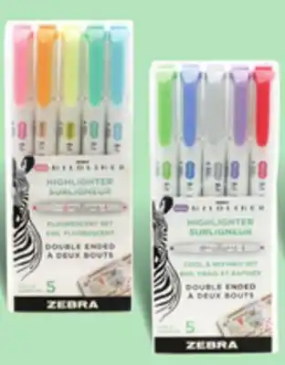 Staples Zebra midliner highlighters offer