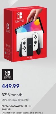 Staples Nintendo switch oled offer