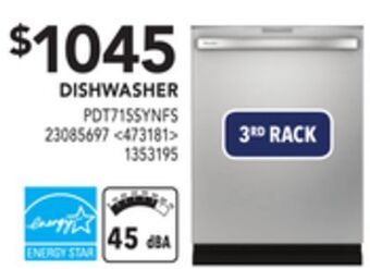 Lowe's Ge dishwasher offer
