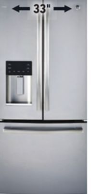 Lowe's Ge 17.5 cu. ft. refrigerator 33" offer