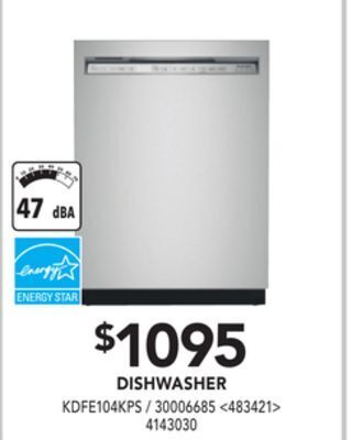 Lowe's Kitchenaid dishwasher offer