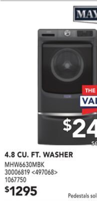 Lowe's Maytag 4.8 cu. ft. washer offer